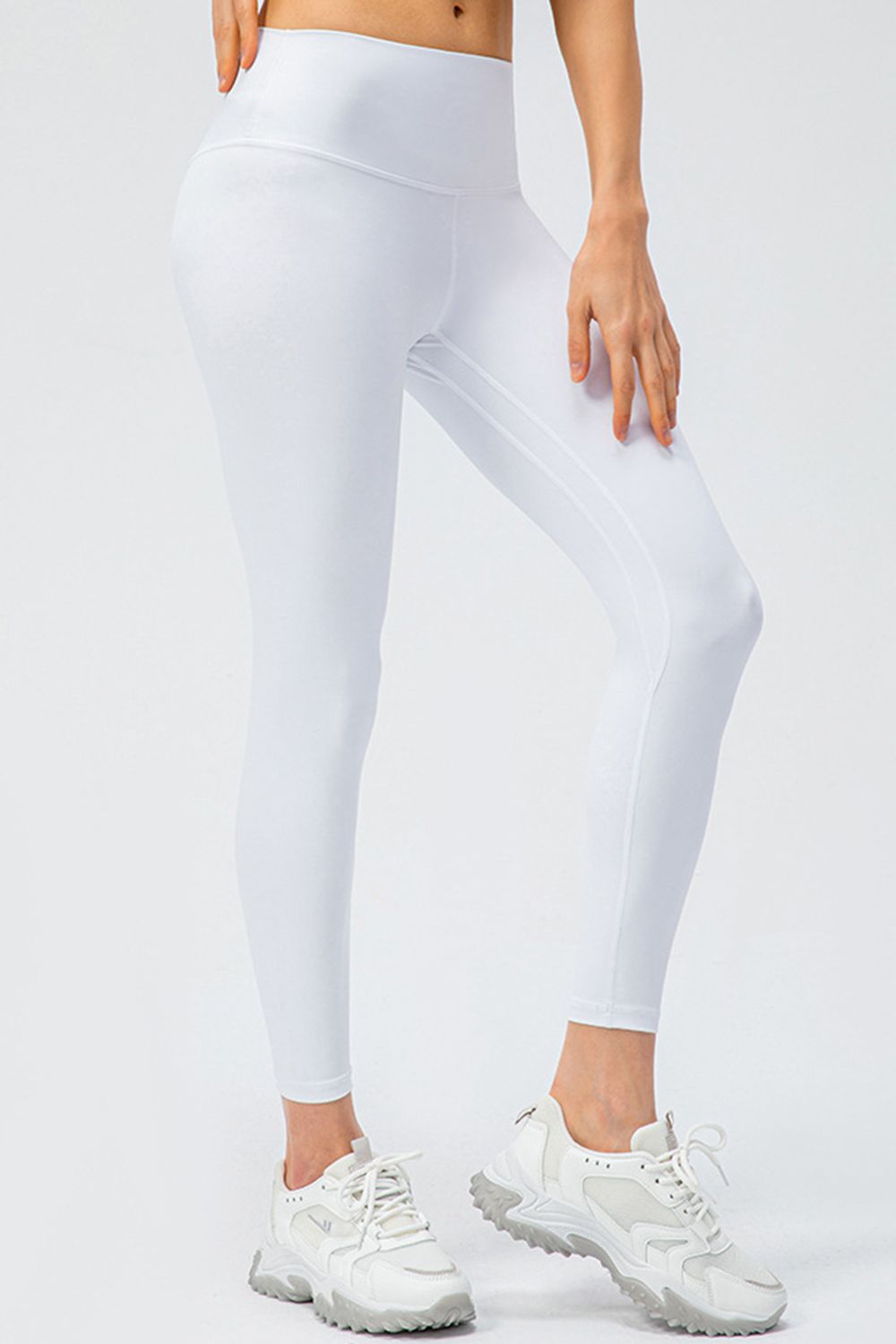 Women's Wide Waistband Slim Fit Active Leggings