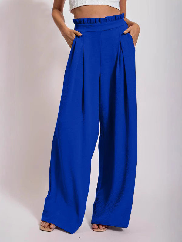 Summer Popular Fashion Casual Solid Color Women's Trousers
