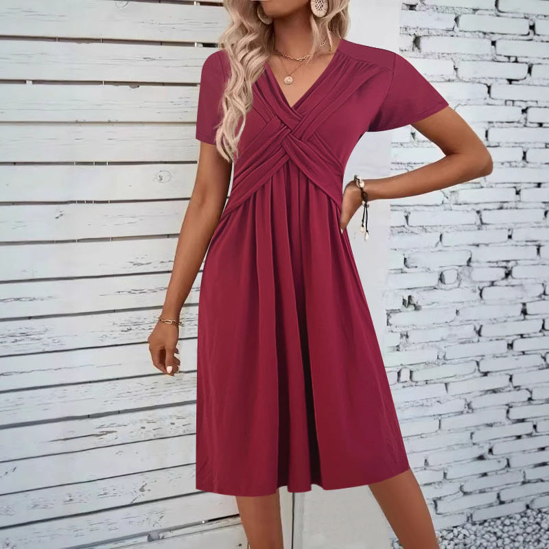Women's Summer Casual Short-sleeve Dress