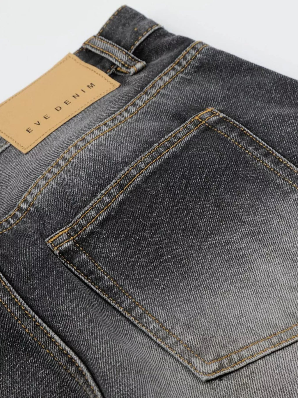 Men's Black Men's Distressed Wide-Leg Jeans, Plus Size - Black