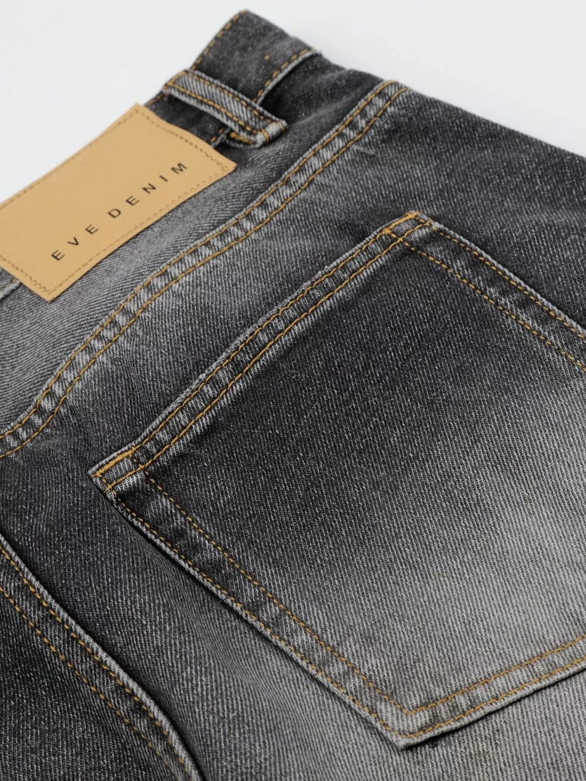 Men's Black Men's Distressed Wide-Leg Jeans, Plus Size - Black