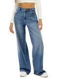 Cat Maliu Loose Wide Leg Jeans Women
