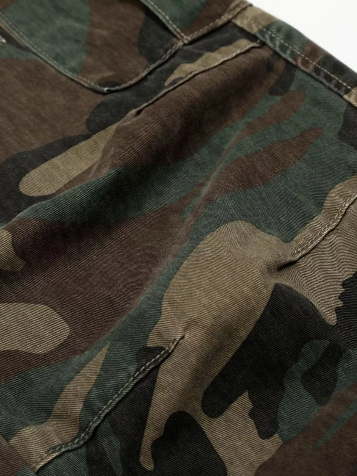 Men's Green Camouflage Men's Camouflage Cargo Pants - Green Camouflage
