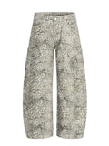 Men's Leopard Print Cargo Pants - Leopard