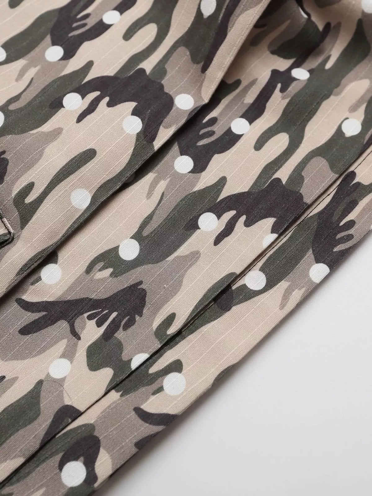 Men's Green Camouflage Men's Camouflage Cargo Capris - Green Camouflage
