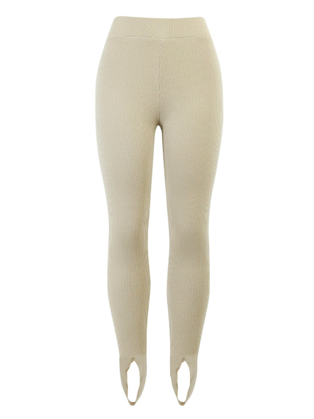 Women's Ribbed Mid Waist Leggings