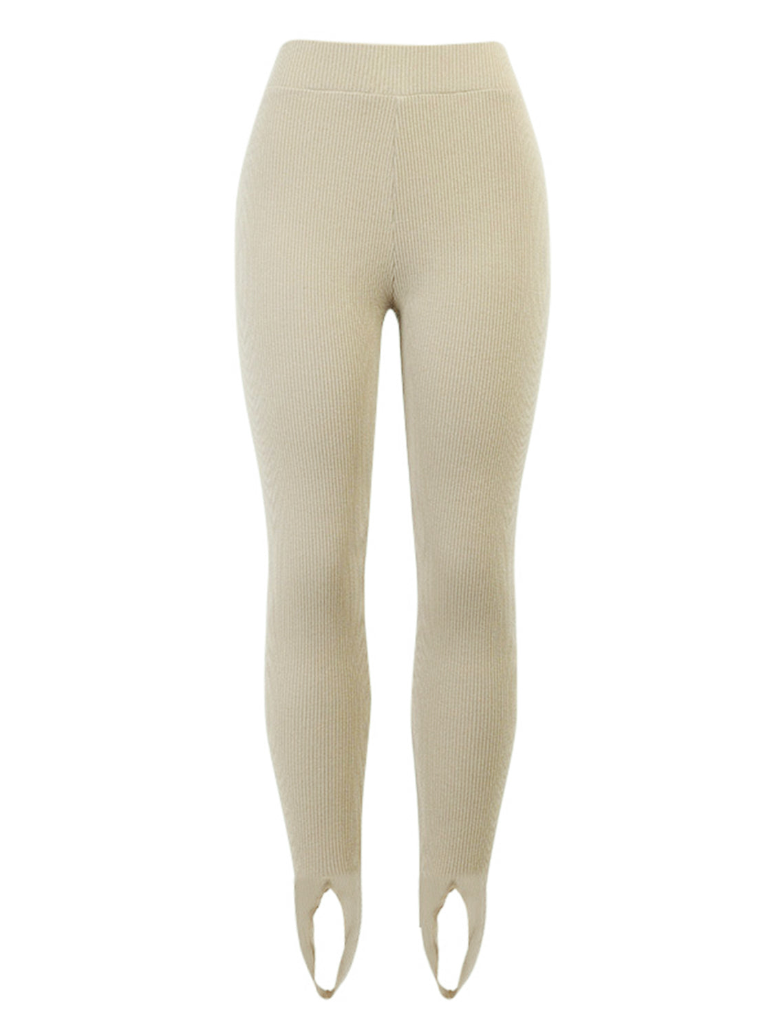 Women's Ribbed Mid Waist Leggings