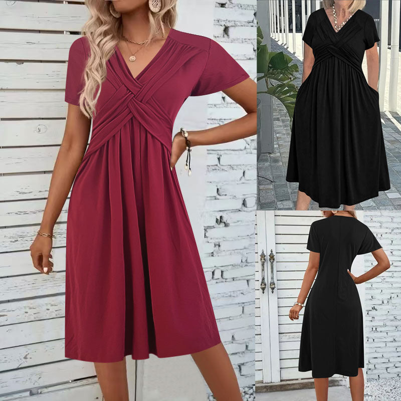 Women's Summer Casual Short-sleeve Dress
