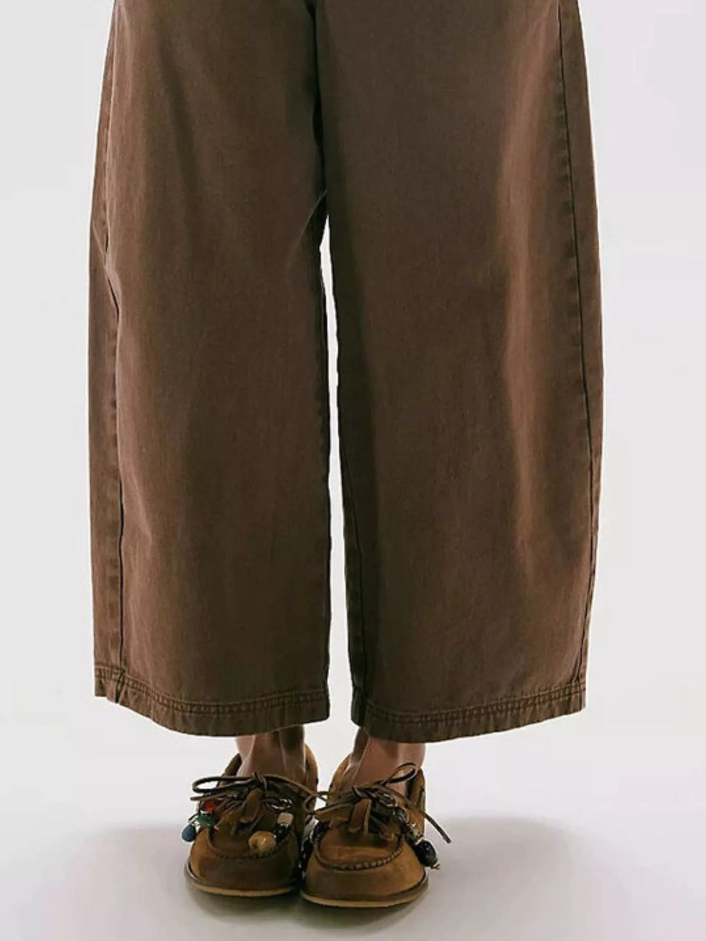 Women's Wide-Leg Cropped Jeans