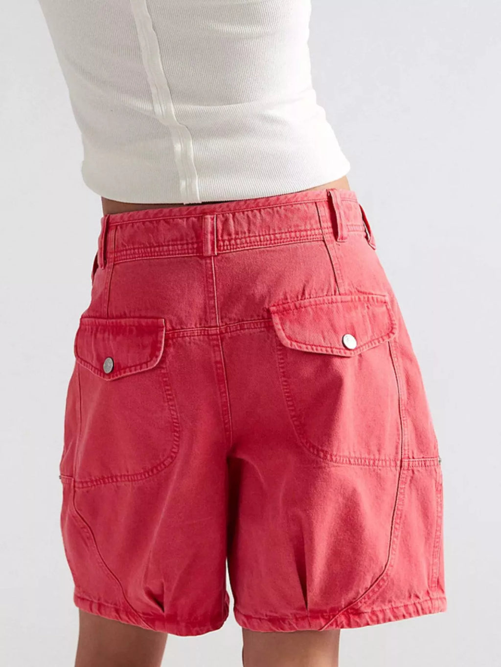 Women's High-Waisted Denim Shorts