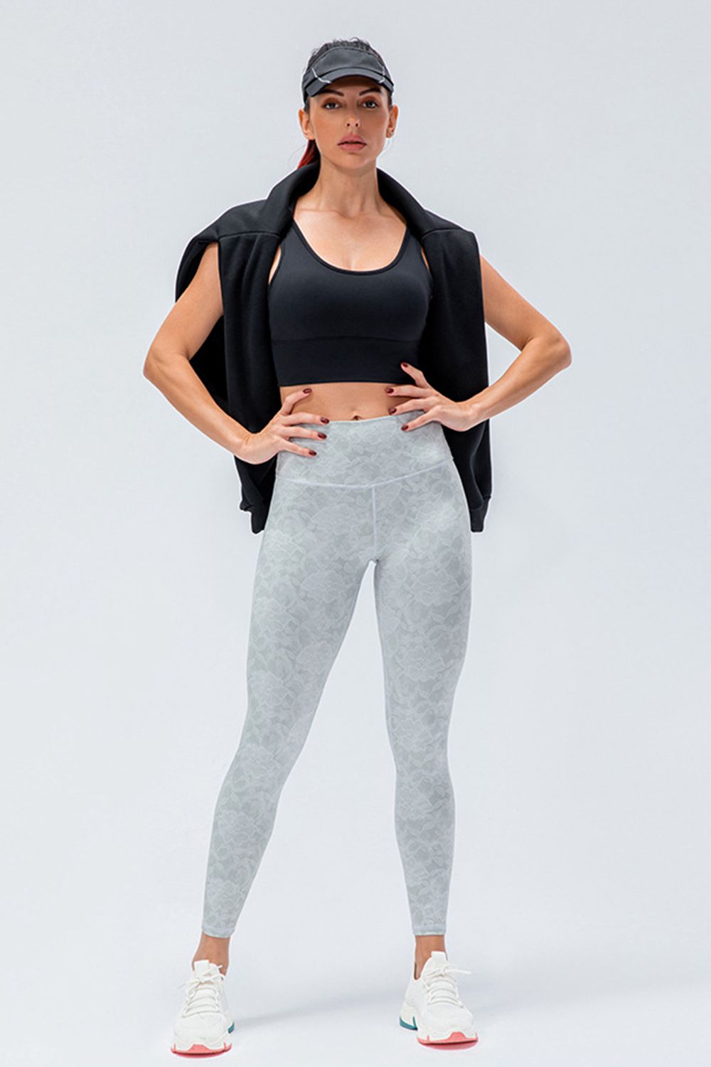 Women's Wide Waistband Slim Fit Active Leggings