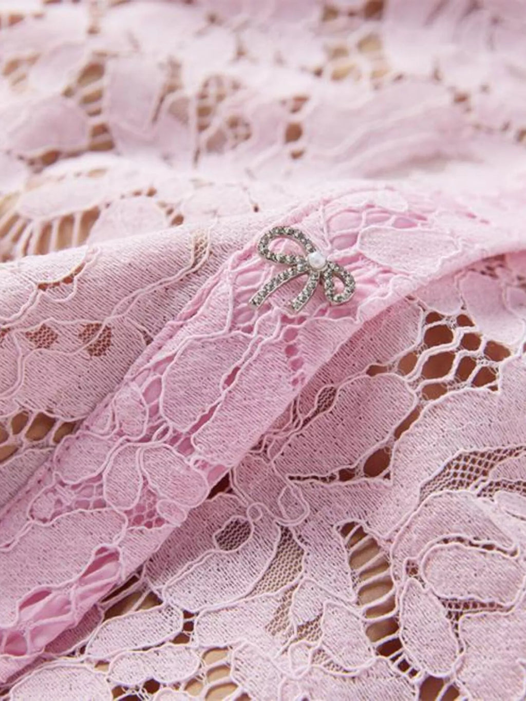 Women's Lace Short Sleeve Mermaid Dress
