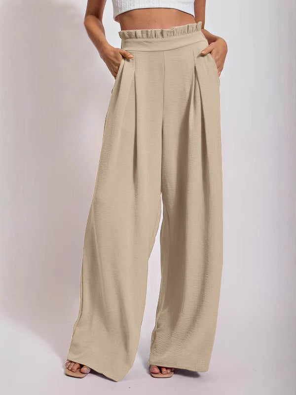 Summer Popular Fashion Casual Solid Color Women's Trousers