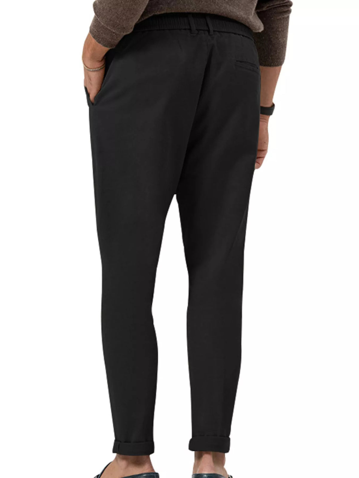 Men's Casual Drawstring Pants, Plus Size