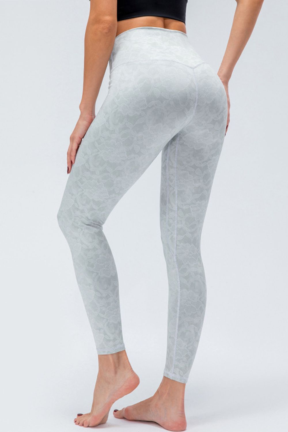 Women's Wide Waistband Slim Fit Active Leggings