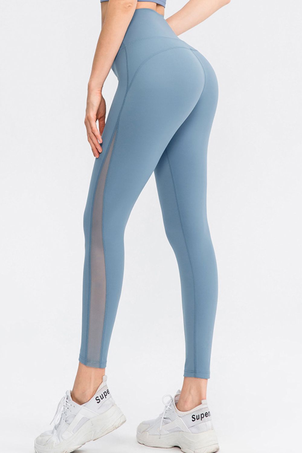 Women's Wide Waistband Slim Fit Long Sports Pants