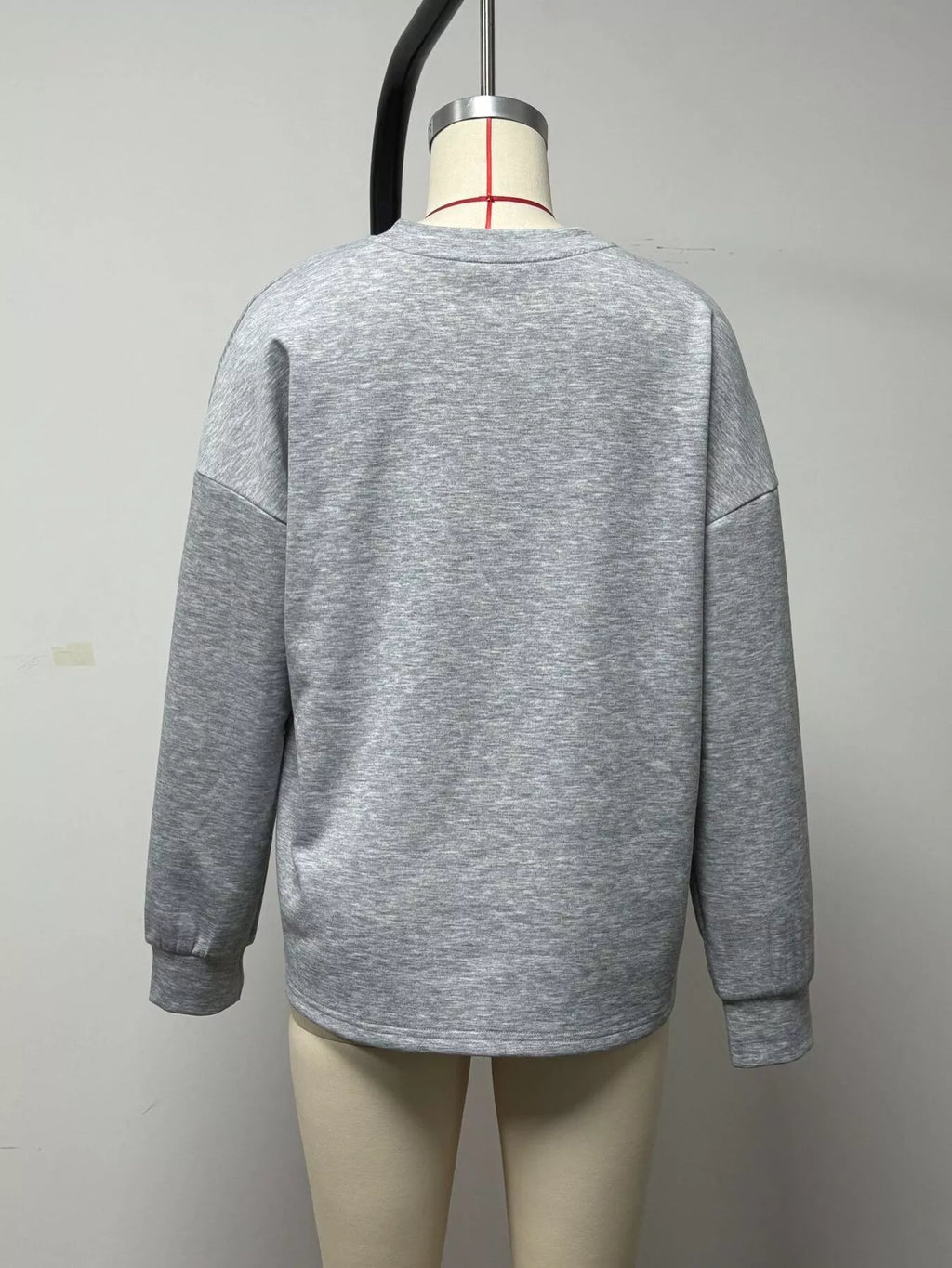 Women's Quarter-Zip Dropped Shoulder Sweatshirt