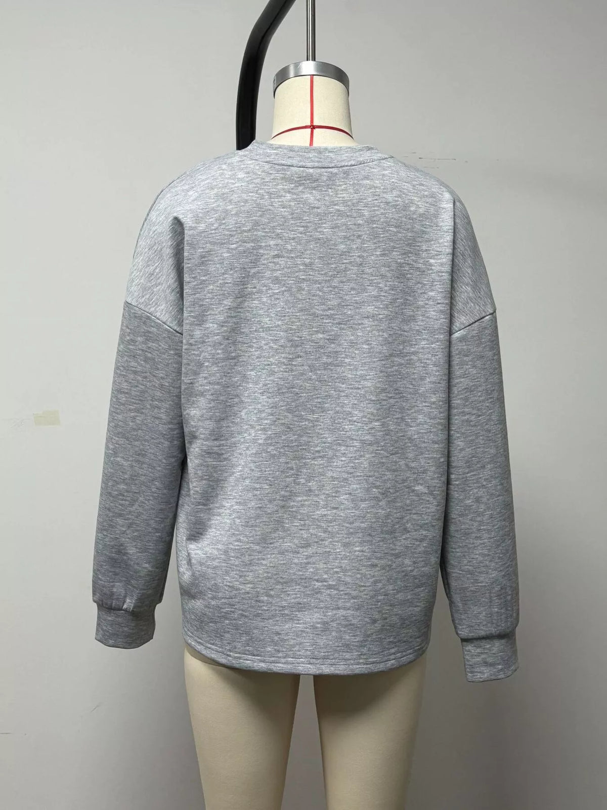 Women's Quarter-Zip Dropped Shoulder Sweatshirt
