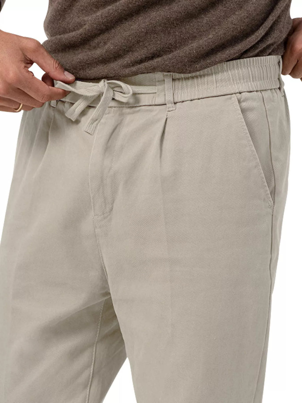 Men's Casual Drawstring Pants, Plus Size