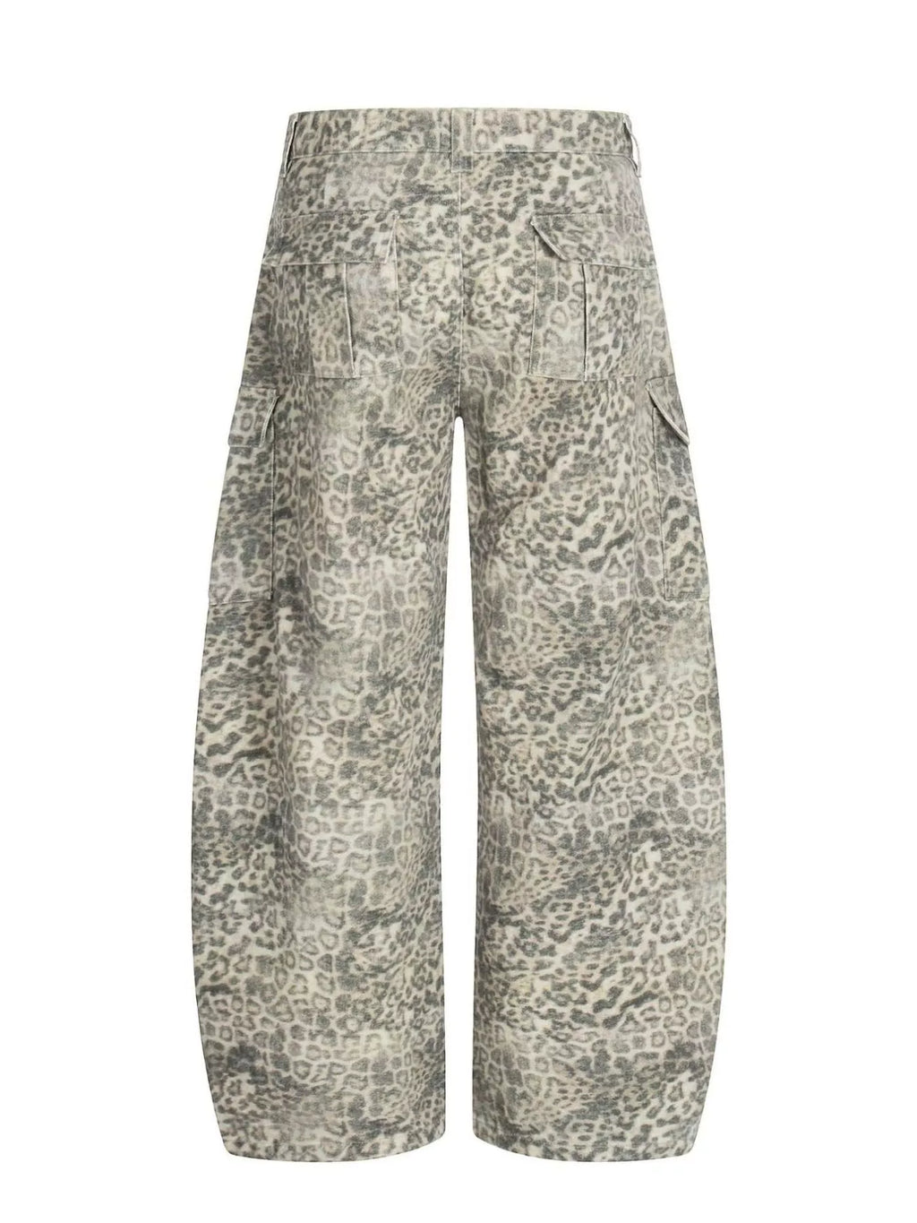 Men's Leopard Print Cargo Pants - Leopard
