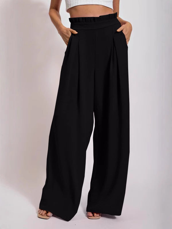 Summer Popular Fashion Casual Solid Color Women's Trousers