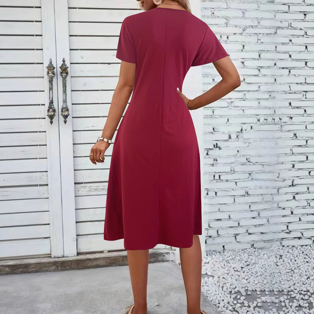 Women's Summer Casual Short-sleeve Dress