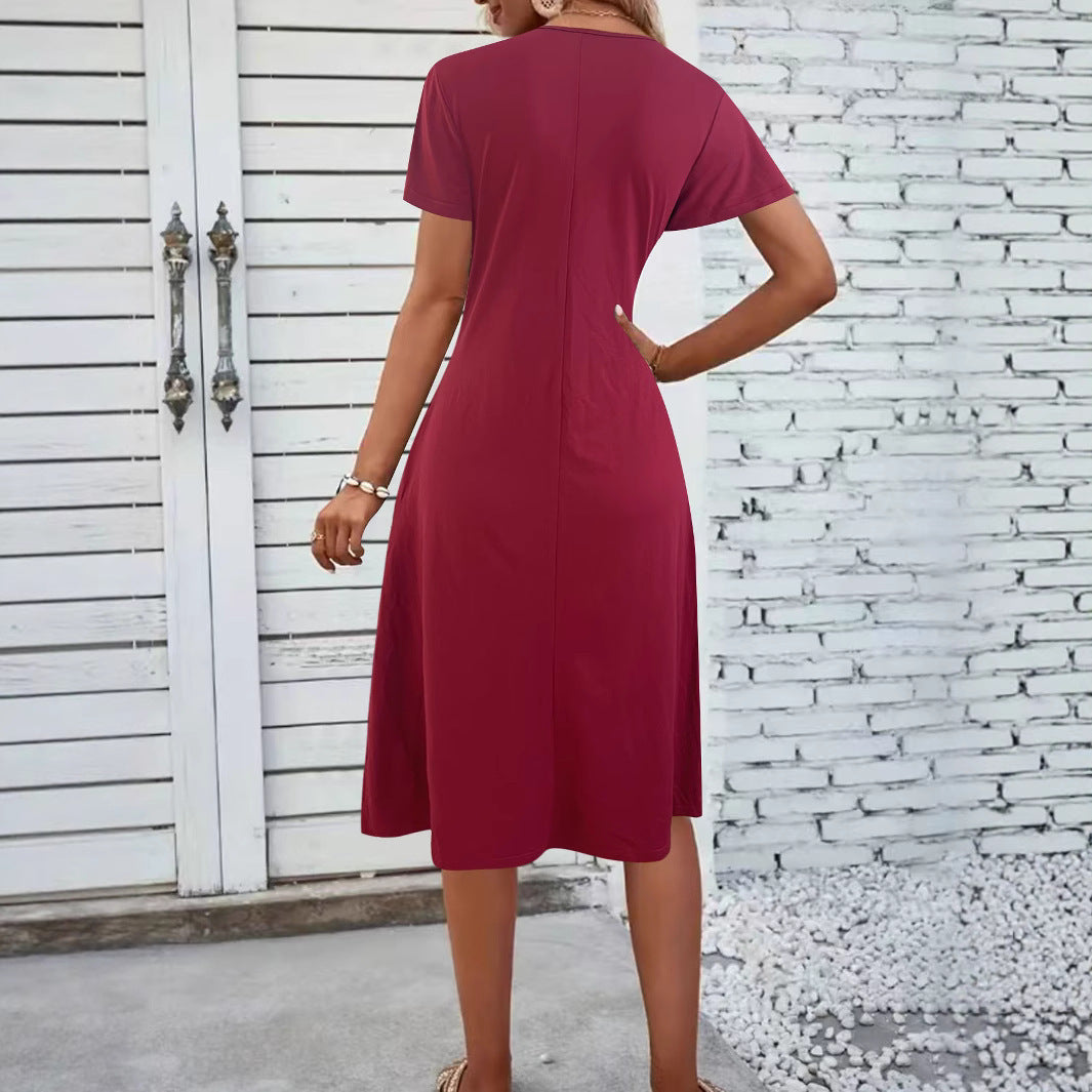 Women's Summer Casual Short-sleeve Dress