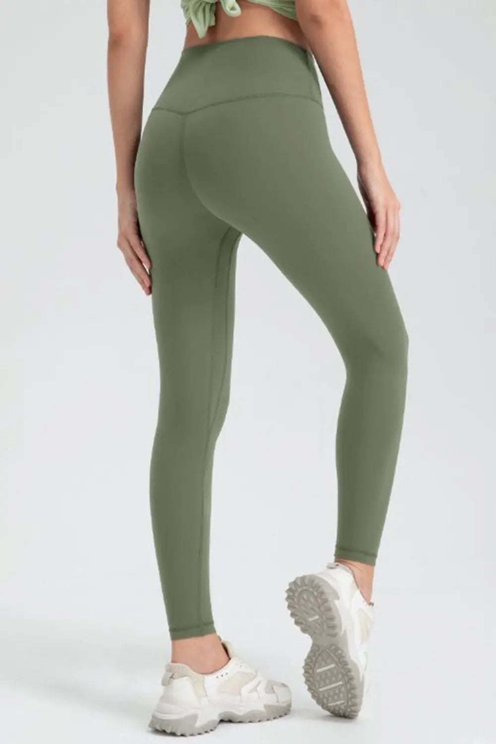 Women's Wide Waistband Slim Fit Active Leggings