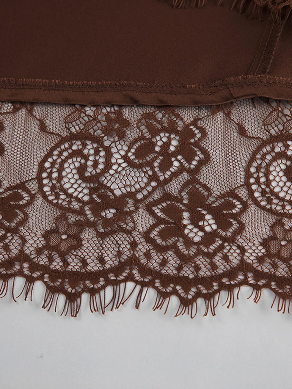 Asymmetric Lace Hem Cami