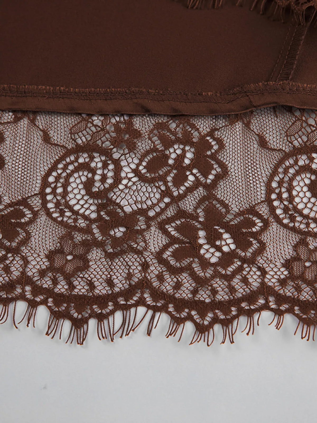 Asymmetric Lace Hem Cami