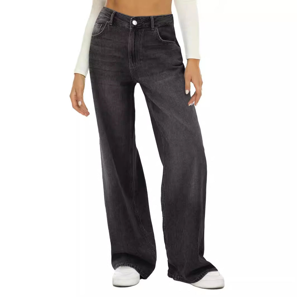 Cat Maliu Loose Wide Leg Jeans Women
