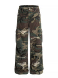 Men's Green Camouflage Men's Camouflage Cargo Pants - Green Camouflage