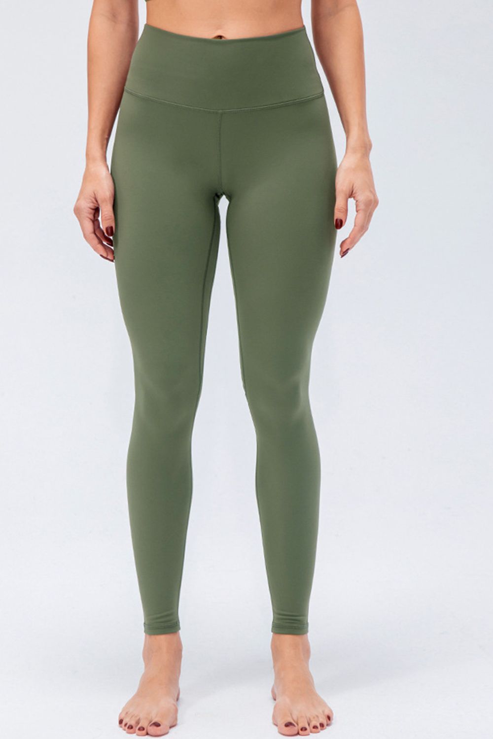 Women's Wide Waistband Slim Fit Active Leggings